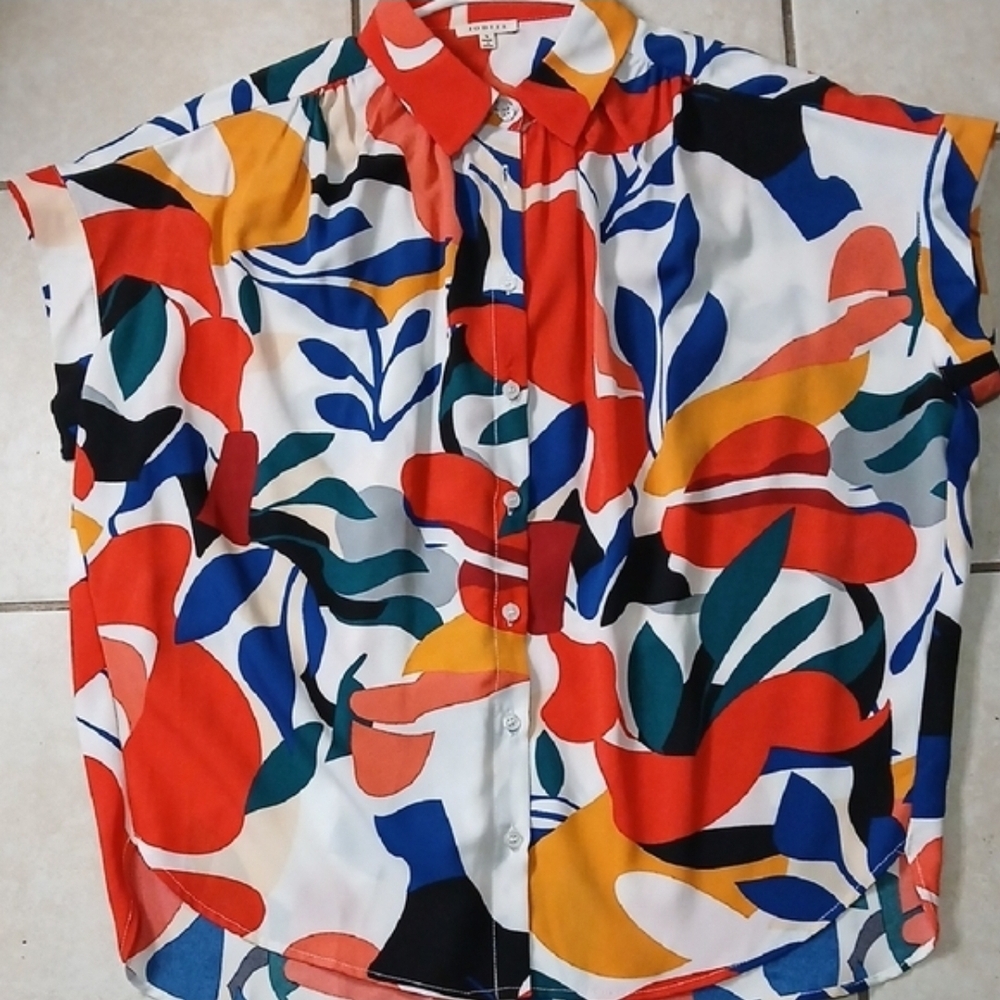 JODIFL Multicolor Abstract Blouse